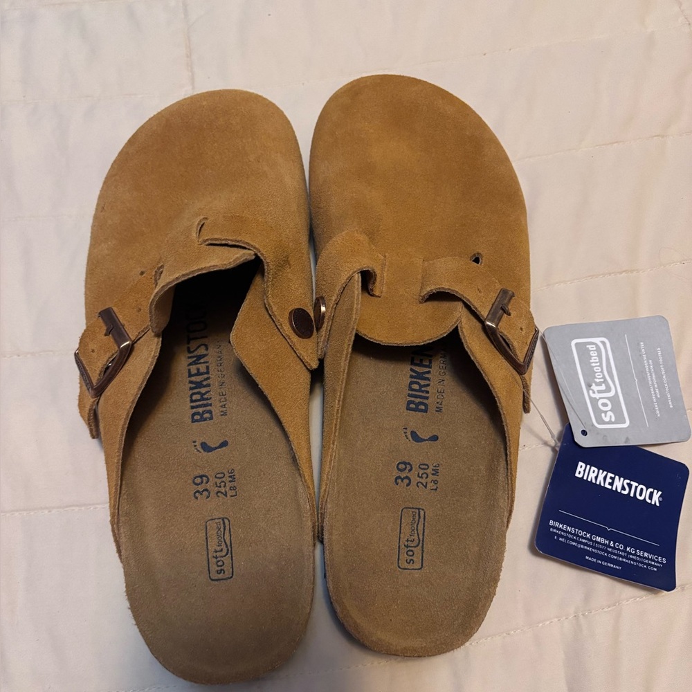 Birkenstock Boston Mink
Suede Leather Casual
Comfort Clogs Unisex